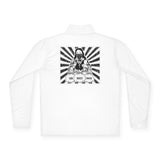 Quarter-Zip Pullover — Retro Boxing Saint Graphic