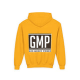 GMP Youth Hoodie — 'God Money Power' Bold Logo Pullover