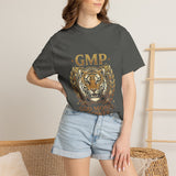 GMP Tiger Crest T‑Shirt — "God Money Power" Graphic Tee