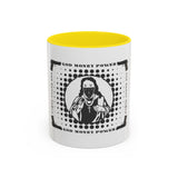 God Money Power Accent Coffee Mug – Bold Streetwear Religious Graphic (11/15oz)