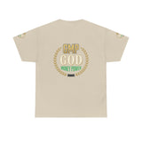 GMP God Money Power Tee — Motivational Gold Laurel Graphic T-Shirt