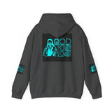 God, Money & Power Hoodie — Neon Retro Graphic Pullover