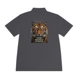 Tiger Crest Polo — 'God • Money • Power' Men's Sport Shirt