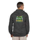 Money Power Zip Hoodie — Graphic Green Explosion Full‑Zip Sweatshirt
