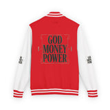 God Money Power Letterman Jacket