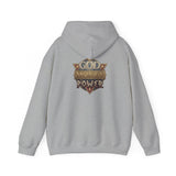 God Money Power Hoodie — Vintage Emblem Graphic Hooded Sweatshirt