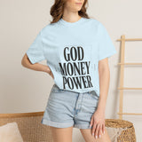 God Money Power T-Shirt — Bold Faith & Hustle Graphic Tee