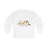 GMP (God • Money • Power) Gold Logo Long Sleeve Tee