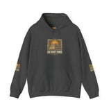 Pyramid Sunburst Hoodie — Mystical Egyptian Graphic Hooded Sweatshirt