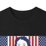 Long Sleeve Tee - Patriotic Bandana Mask Design with 'God, Money & Power' Graphic
