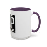 GMP 'God Money Power' Accent Coffee Mug – Bold Black Logo 11/15oz