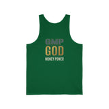 GMP GOD Money Power Tank Top — Motivational Gold Graphic Tank