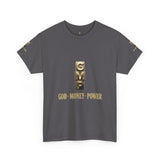 God · Money · Power Tee — GMP Gold Block Logo T-Shirt
