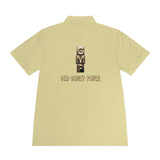God•Money•Power Polo Shirt — Men’s Athletic Performance Polo