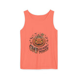 Halloween Pumpkin "GMP God Money Power" Tank Top