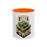 God Power Coffee Mug – Faith & Prosperity Accent Mug (11/15oz)