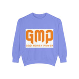 GMP ‘God Money Power’ Sweatshirt — Bold Orange Logo Crewneck