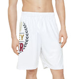 God Money Power Athletic Shorts — Men's Sports Shorts with Bold Crest Design