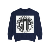 GMP Circle Logo Sweatshirt — "God Money Power" Graphic Crewneck