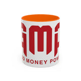 GMP Coffee Mug — Good Money Power Red Accent Ceramic Mug (11/15oz)