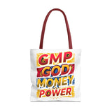 Tote Bag — GMP: God Money Power Bold Graphic Tote