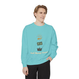 God • Money • Power Sweatshirt — Spiritual Faith & Wealth Graphic Pullover