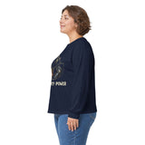 God Money Power Long Sleeve Tee — Inspirational Faith & Prosperity Graphic Shirt