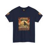 Graphic Tee — "God Money Power" Pyramid Vintage Religion Streetwear