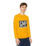 Youth Long Sleeve Tee — GMP "God Money Power" Graphic
