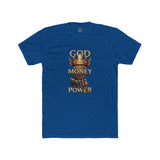 God Money Power T-Shirt — Crown & Fist Graphic Tee