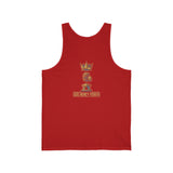 Gold Money Power Tank — Crown & Microphone Graphic Sleeveless Top