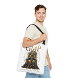 GMP 'Gold Money Power' Tote Bag — Luxurious King on Throne All-Over Print