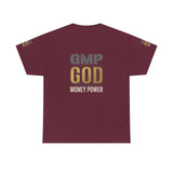 GMP GOD Money Power T-Shirt — Bold Gold Logo Tee