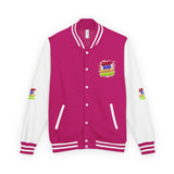 Letterman Jacket — GMP Good Money Power Colorful Splash Varsity Coat