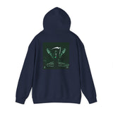Angel Of Death Hoodie — Dark Green Guardian Graphic Pullover
