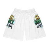Basketball Shorts — 'Good Money Power' Graphic Athletic Shorts