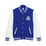 Letterman Jacket — 'Did I Just Say Power?' Retro Varsity Jacket