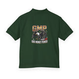 Youth Polo — "GMP: God Money Power" Eagle Logo