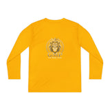Youth Long Sleeve Tee — Gold Lion 'GMP' Athletic Team Shirt