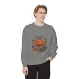 Pumpkin Jack-O'-Lantern Sweatshirt — "GMP God Money Power" Vintage Halloween Crewneck