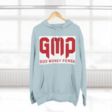 GMP 'God Money Power' Hoodie – Bold Red Logo Fleece Pullover