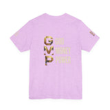 GVP 'God Money Power' Graphic Tee – Gold Lettering Christian Streetwear