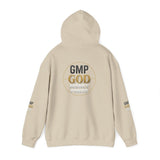 GMP GOD Money Power Hoodie — White Graphic Logo Streetwear Hoodie