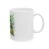 God Money Power Ceramic Mug (11oz & 15oz) — Bold Faith & Prosperity Coffee Cup