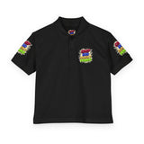 Youth Polo Shirt — Colorful "Camp Gov Summer Power" Logo Tee