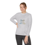 Youth Long Sleeve Tee — 'GMP GOD Money Power' Graphic