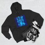 Hoodie - 'God Money Power' Graphic Fleece Pullover