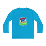 CMP God Money Power Youth Long Sleeve Tee — Inspirational Graphic Shirt