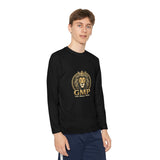 Youth Long Sleeve Tee — Gold Lion 'GMP' Athletic Team Shirt