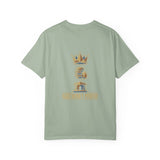 God Money Power T-Shirt — Crown & Coins Faith-Inspired Graphic Tee
